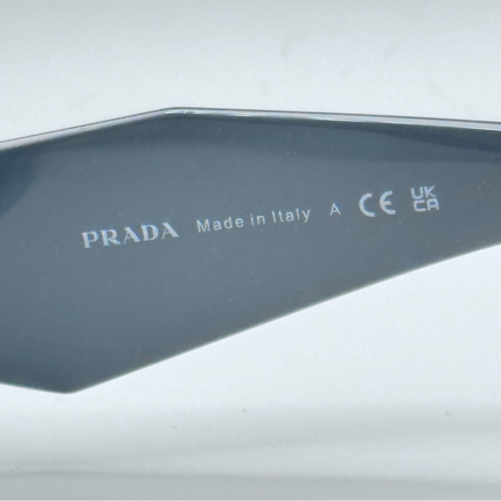 Prada - Sunglasses Symbole PR17WS - Marble Grey / Black, NIB 49-20-145 - Picture 9 of 16